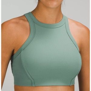 Lululemon Ribbed Nulu High-Neck Yoga Bra